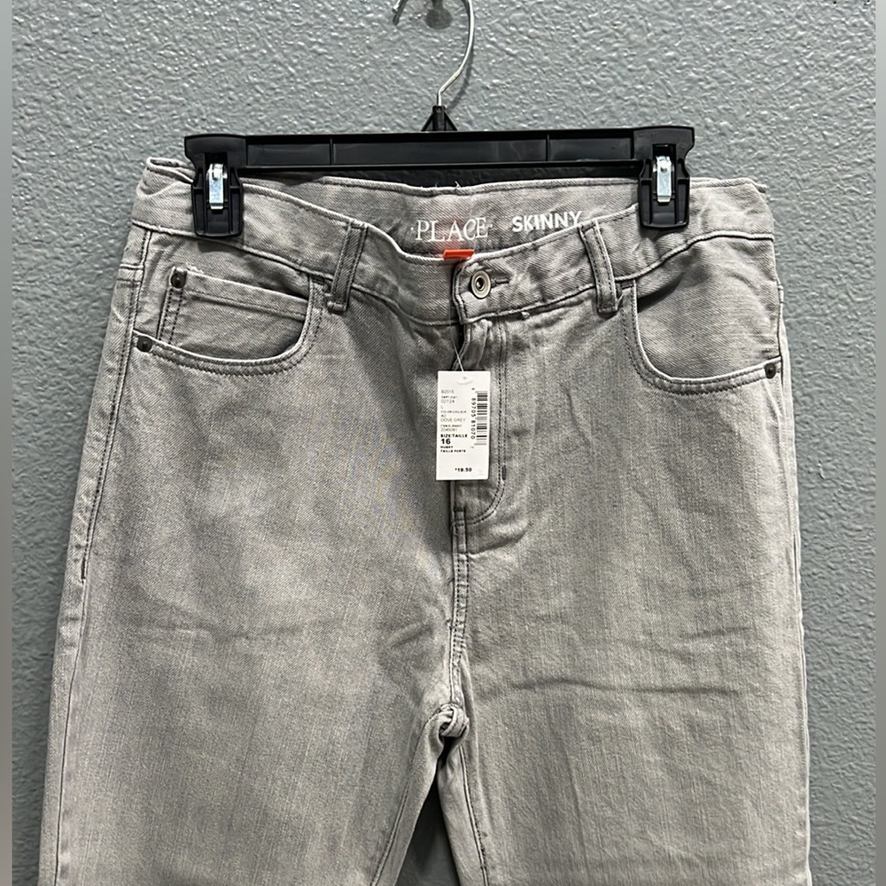 Gray denim jean